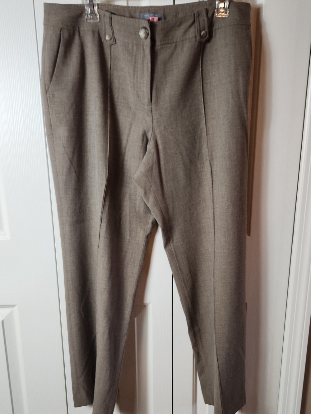 Ann Taylor , Dress Pants in Taupe Brown, Size 14 P